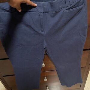 Lane Bryant Navy Ankle & Cropped Jeans